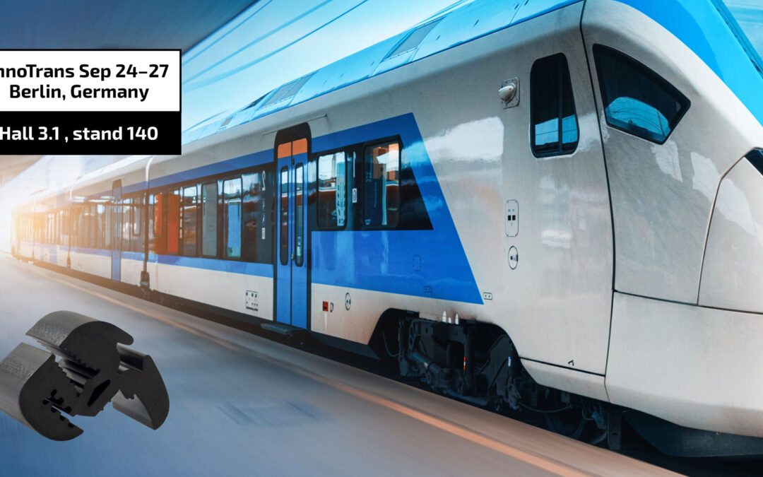 Customised sealing profiles for rail transport – See you at InnoTrans on September 24-27th!